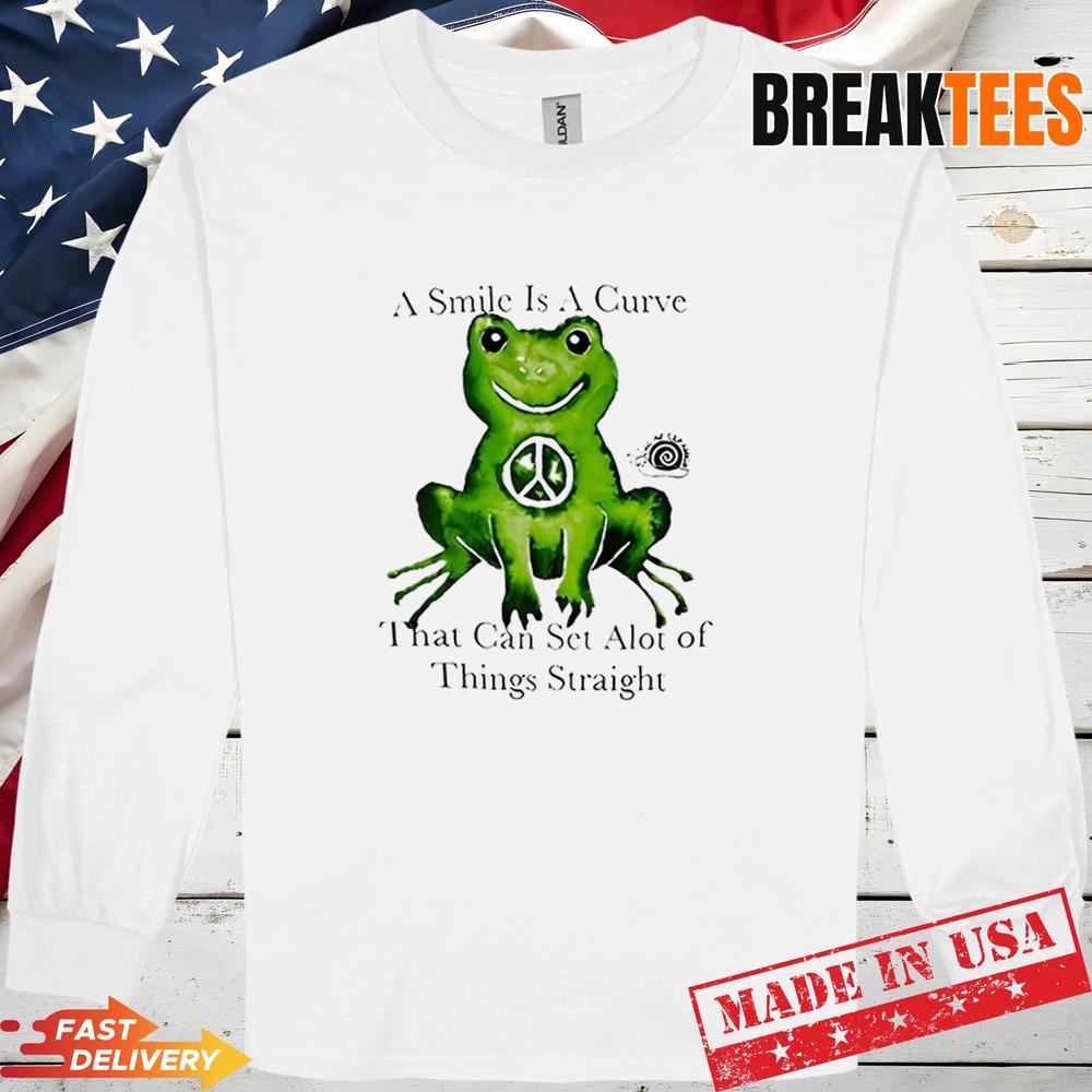 Peace Frog Is A Curve That Can Set Alot Of Things Straight Shirt