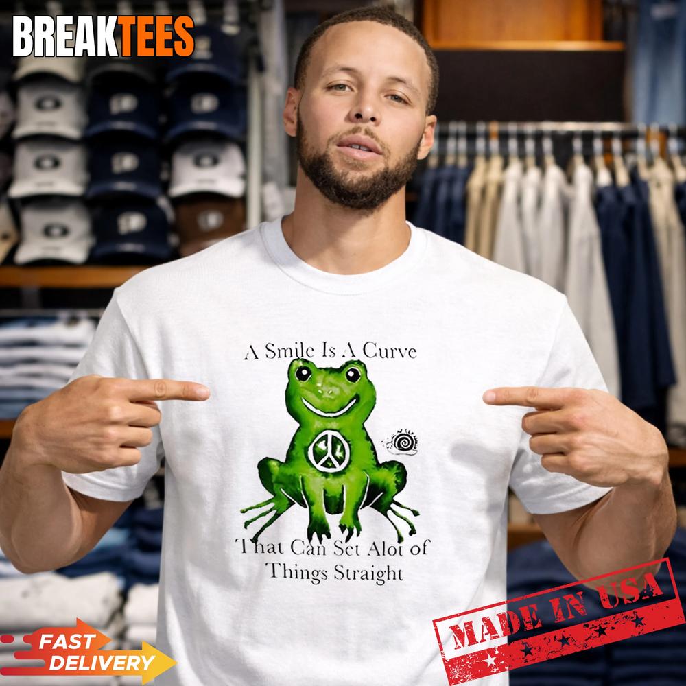 Peace Frog Is A Curve That Can Set Alot Of Things Straight Shirt