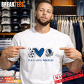 Peace Love Dallas Mavericks NBA Shirt