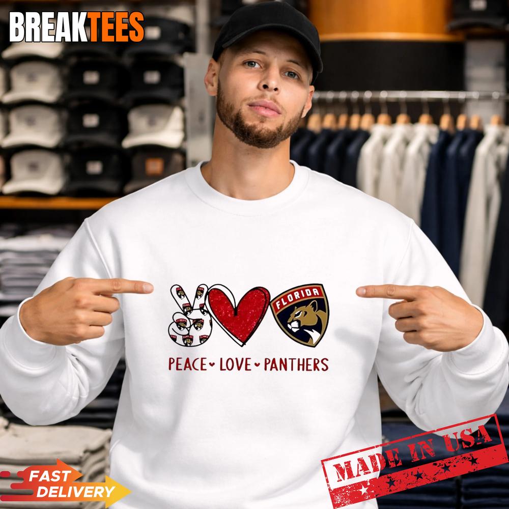 Peace Love Florida Panthers NHL Shirt