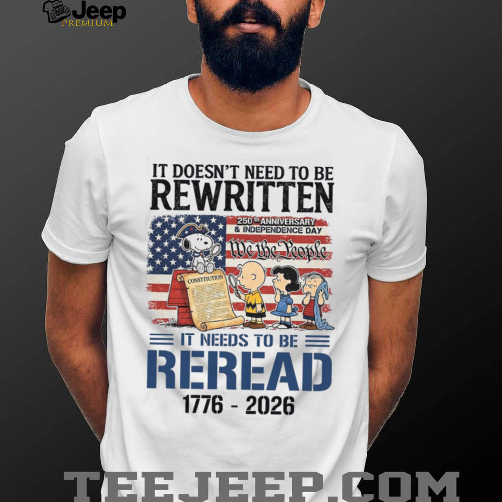 Peanuts Constitution 250th Anniversary We The People Patriotic Shirt