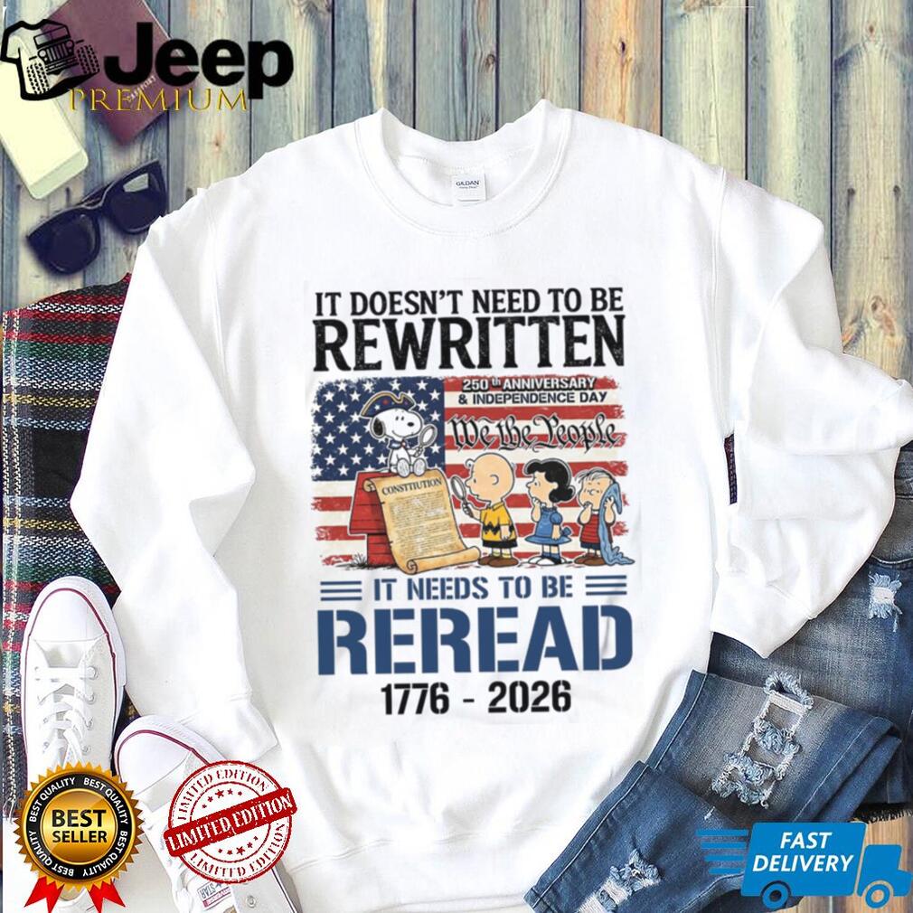 Peanuts Constitution 250th Anniversary We The People Patriotic Shirt