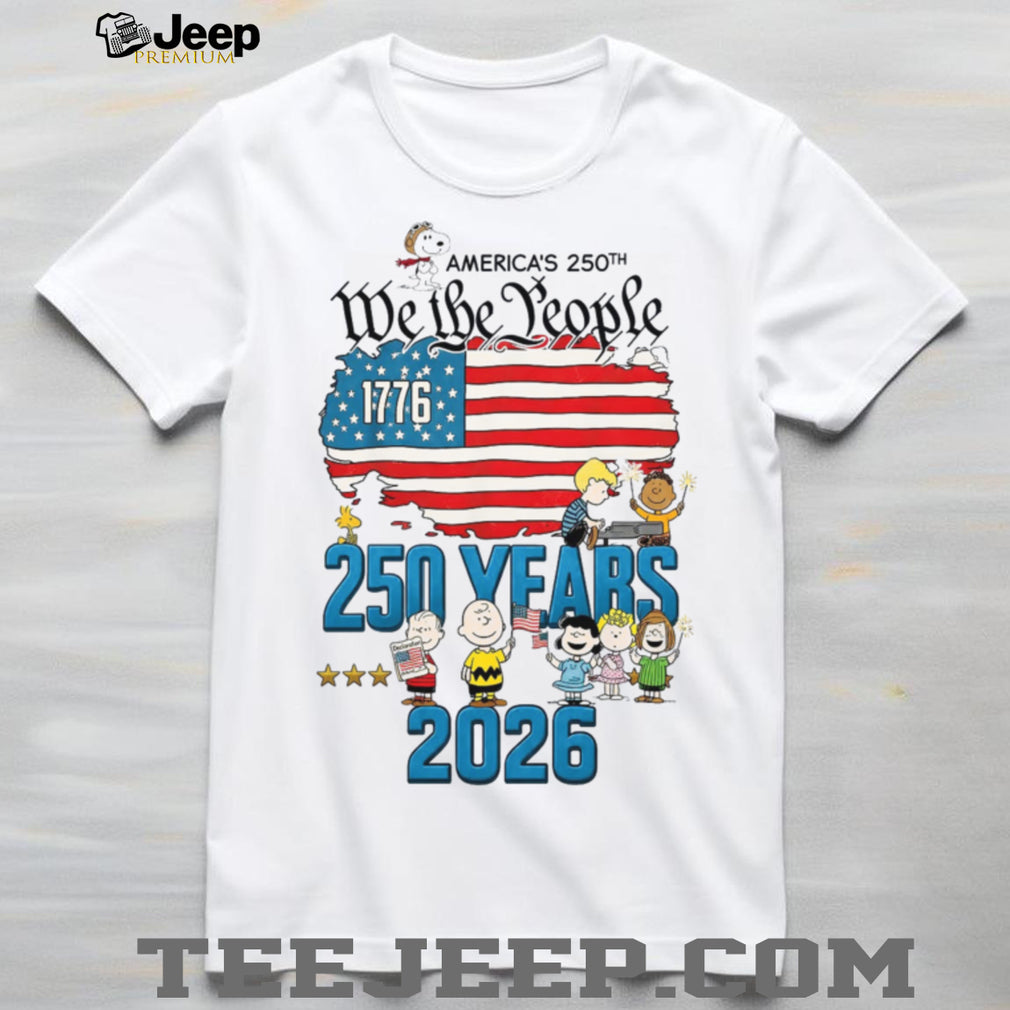 Peanuts Gang America 250th Anniversary We The People Shirt