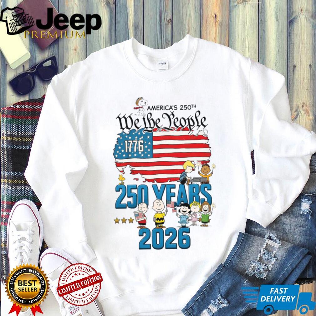 Peanuts Gang America 250th Anniversary We The People Shirt