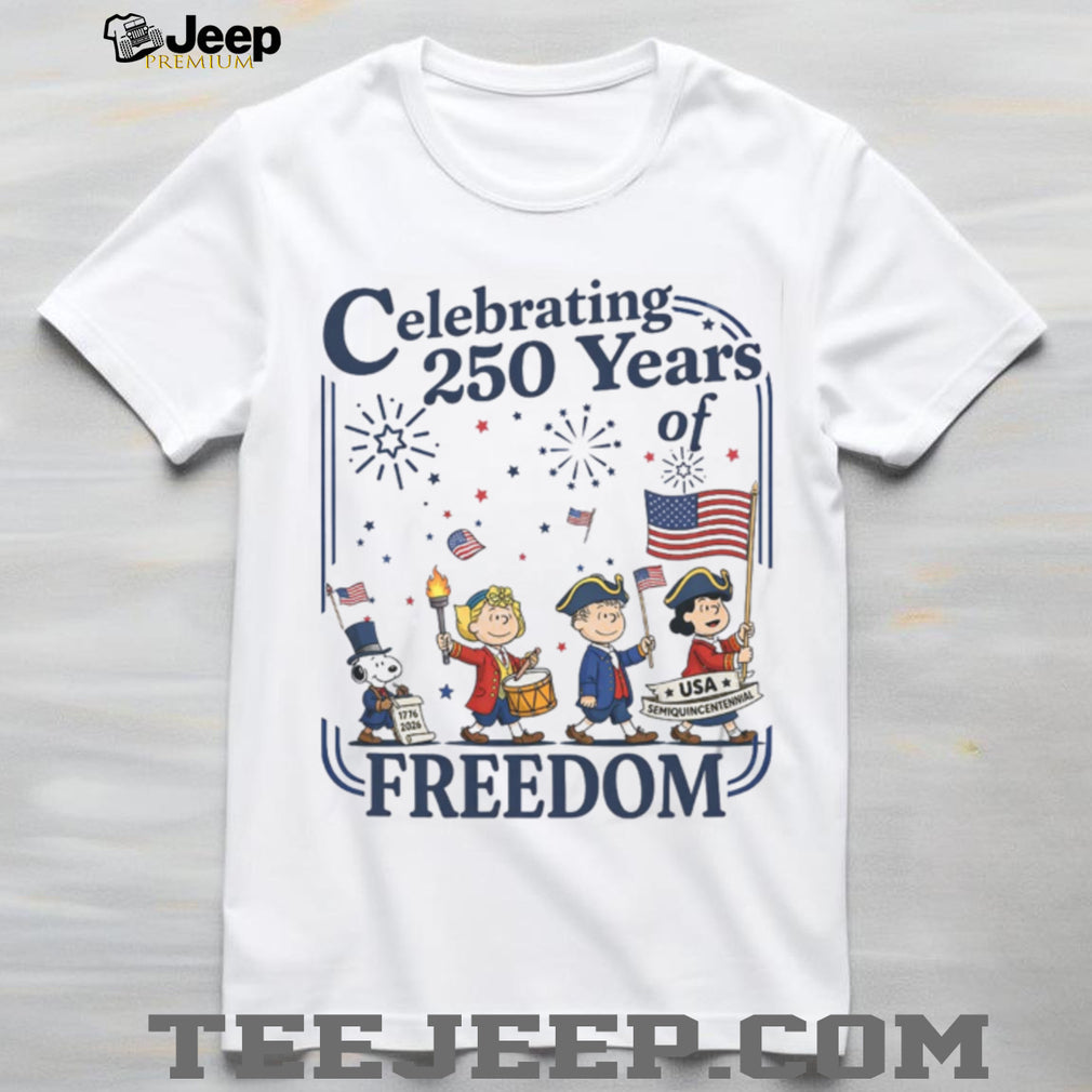 Peanuts Gang Celebrating 250 Years of Freedom USA Shirt