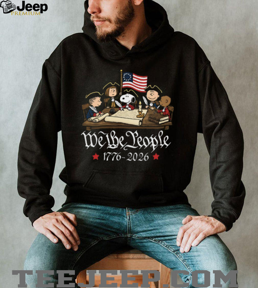 Peanuts We The People 1776 To 2026 250th Anniversary Shirt