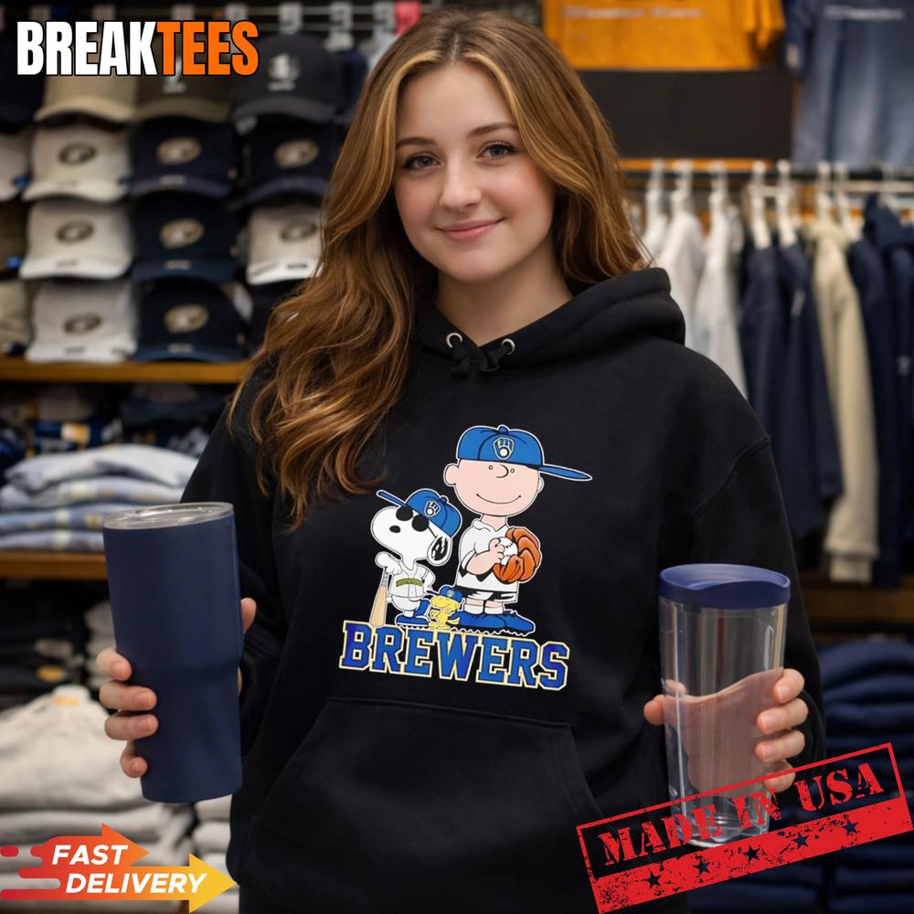 Peanuts characters x Milwaukee Brewers MLB 2026 cartoon Shirt