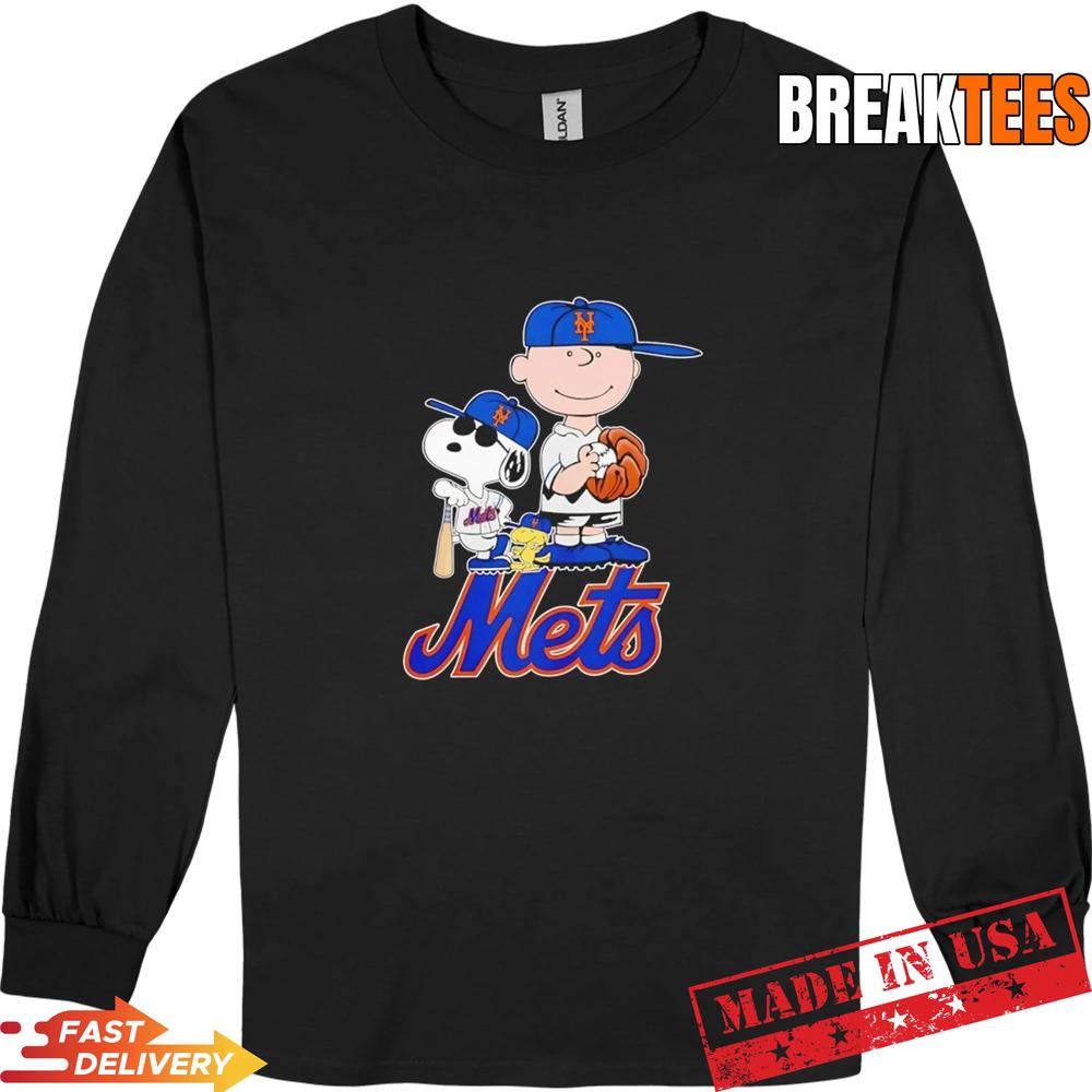 Peanuts characters x New York Mets Giants MLB 2026 cartoon Shirt