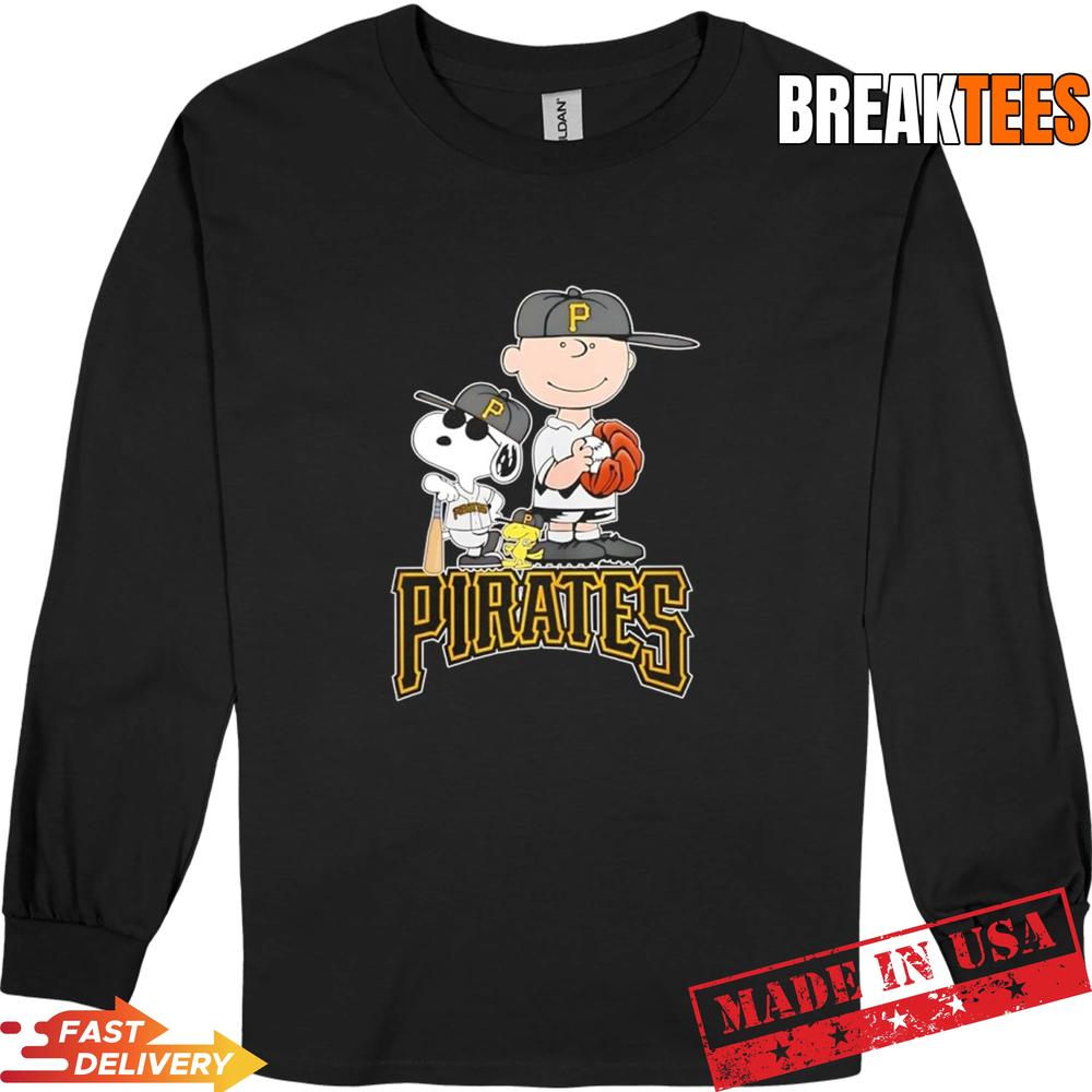 Peanuts characters x Pittsburgh Pirates Giants MLB 2026 cartoon Shirt