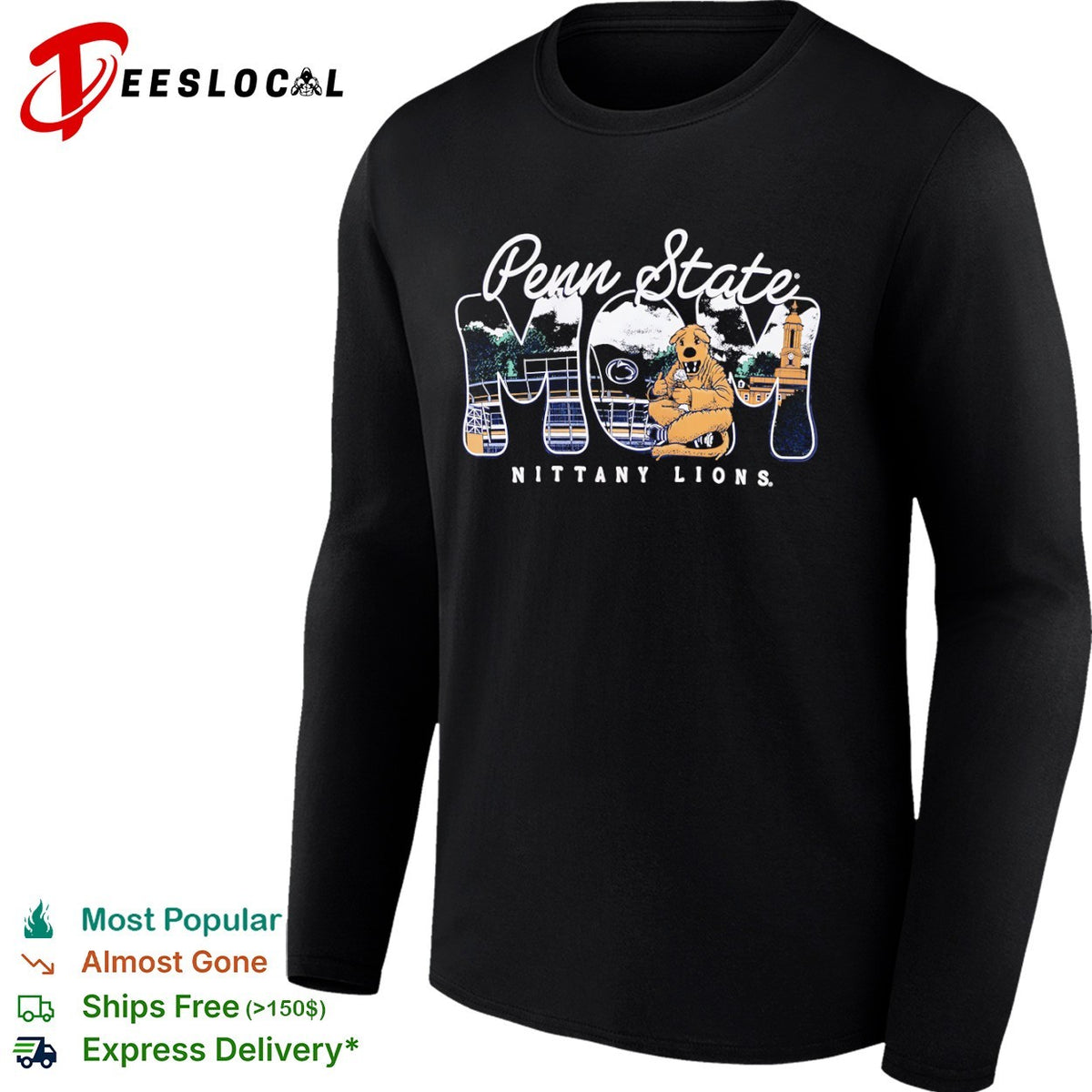 Penn State Nittany Lions Mom Beaver Stadium Old Main Ice Cream shirt