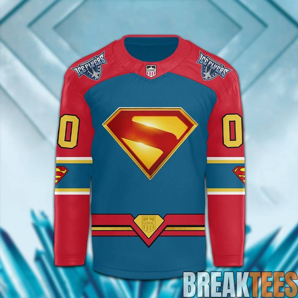 Pensacola Ice Flyers x Super Hero Night Hockey Jersey
