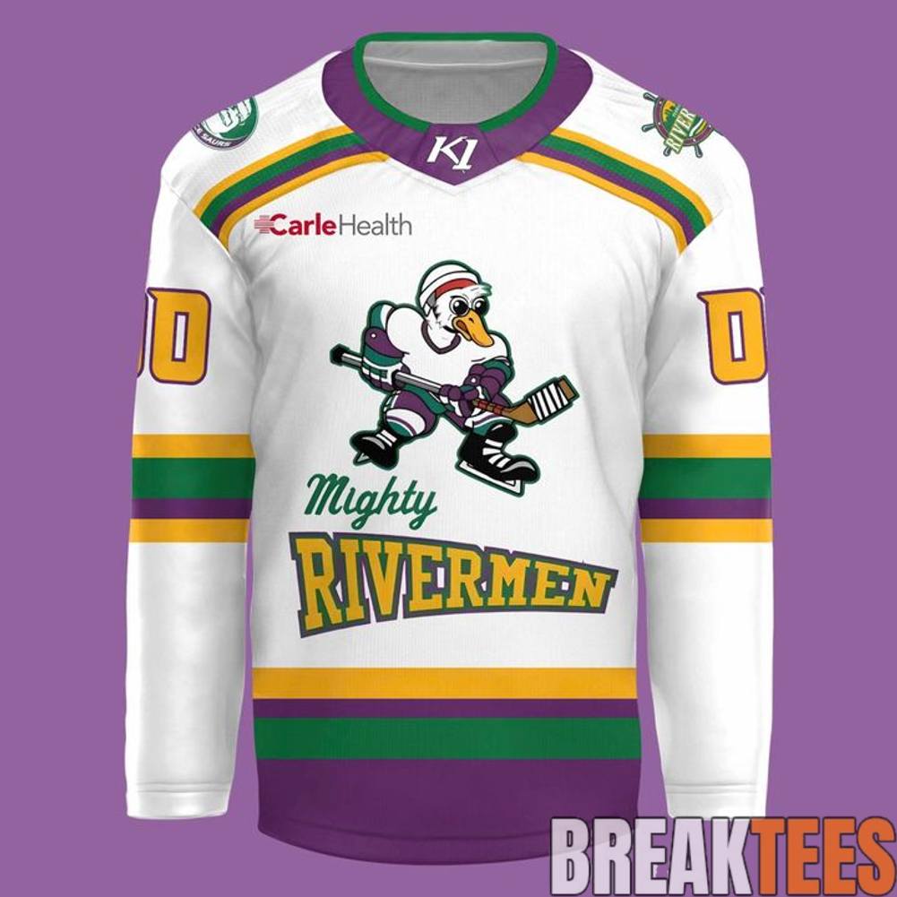 Peoria Rivermen Mighty Ducks Night Hockey Jersey