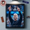Pep Guardiola Manchester City Tribute 10 Years with Pep Home Decor Poster Canvas