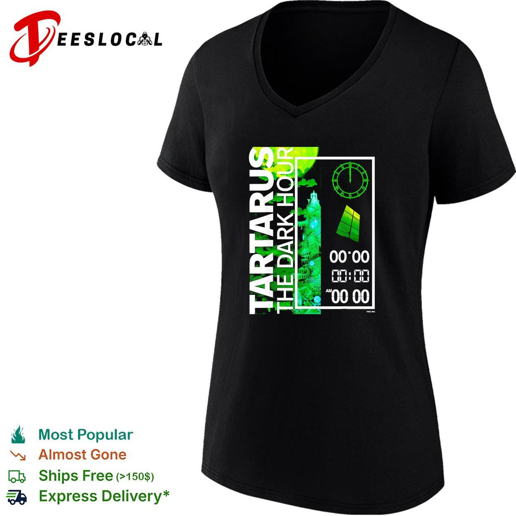 Persona 3 Tartarus the dark hour clock graphic poster shirt