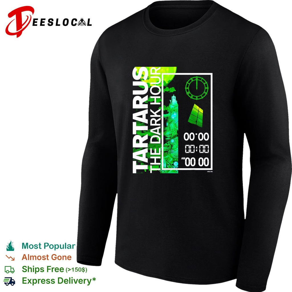 Persona 3 Tartarus the dark hour clock graphic poster shirt