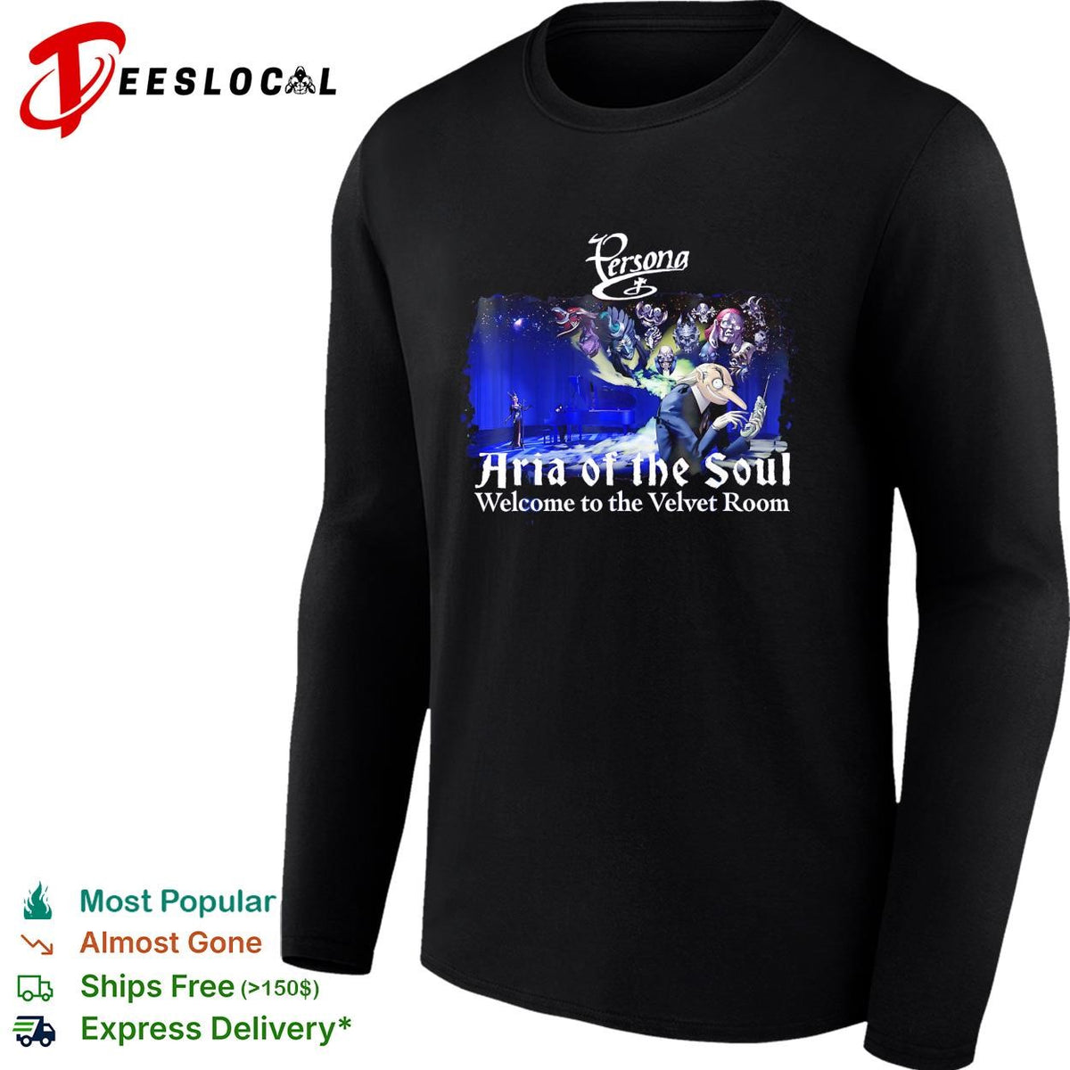 Persona Aria of the Soul welcome to the Velvet Room poster shirt