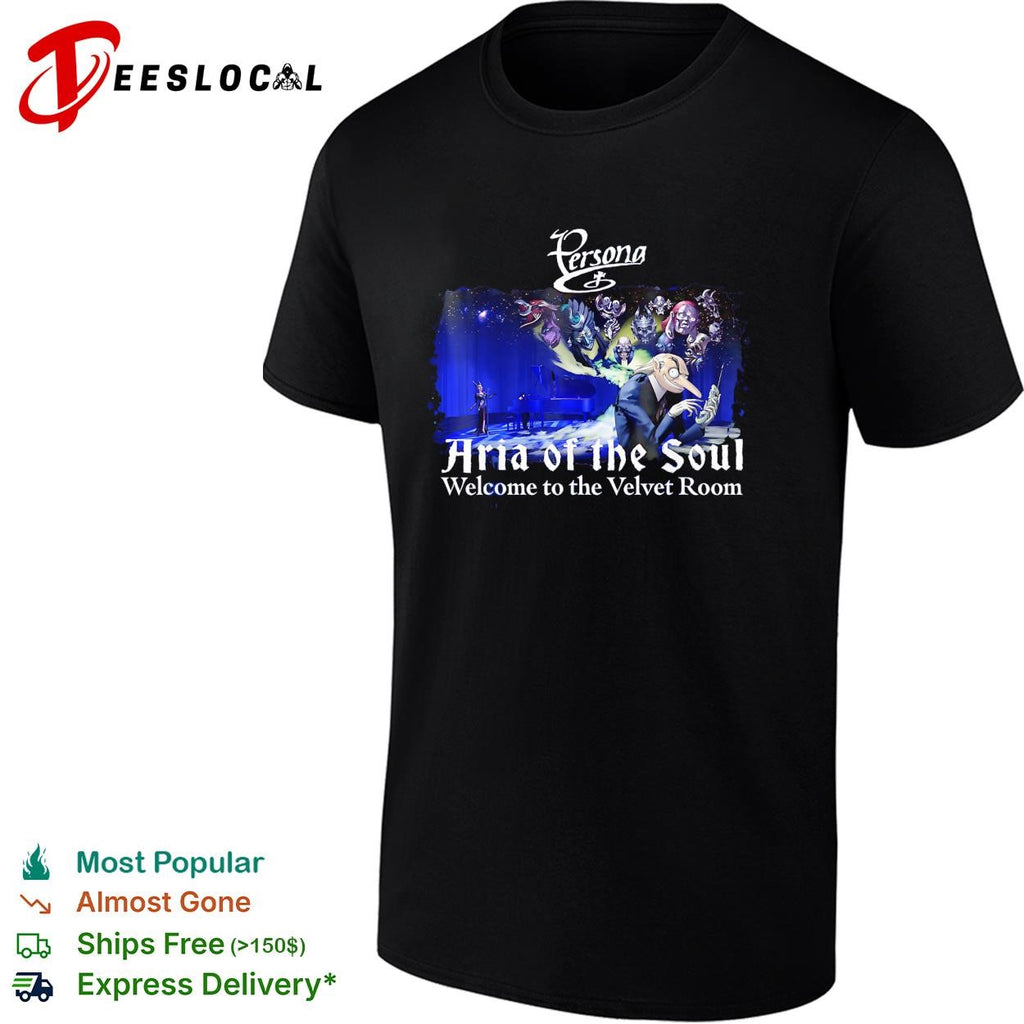 Persona Aria of the Soul welcome to the Velvet Room poster shirt