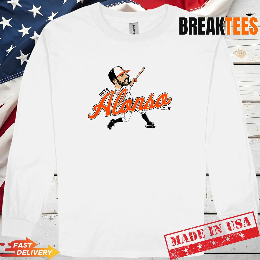 Pete Alonso Baltimore Baseball Caricature Graphic Shirt