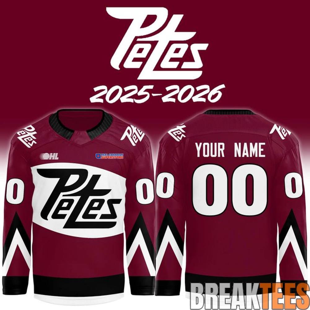 Peterborough Petes 2026 Special New Hockey Jersey