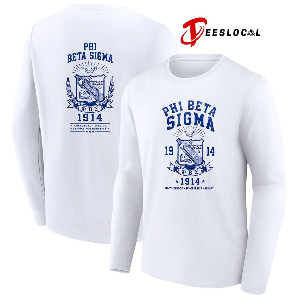 Phi Beta Sigma brotherhood scholarship service culture for service shirt