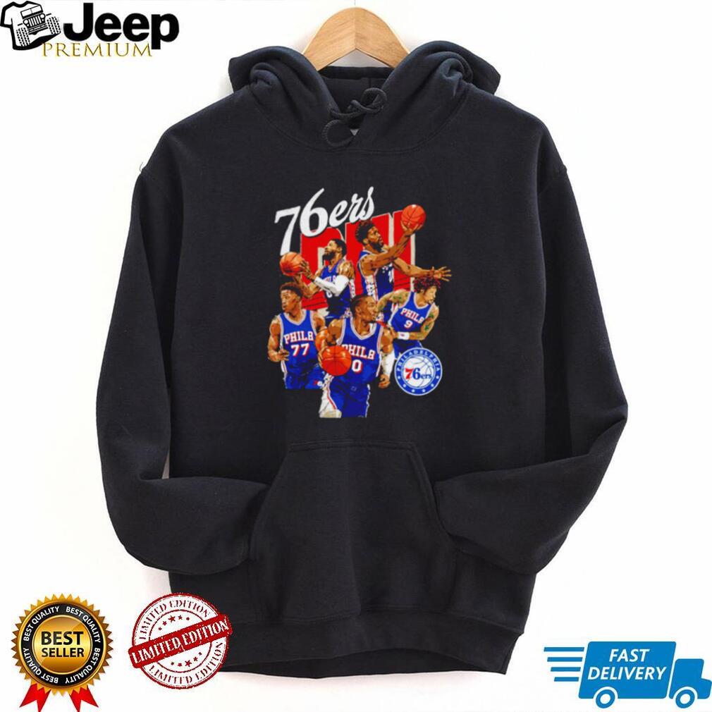 Philadelphia 76ers Team Montage Basketball Graphic T Shirt
