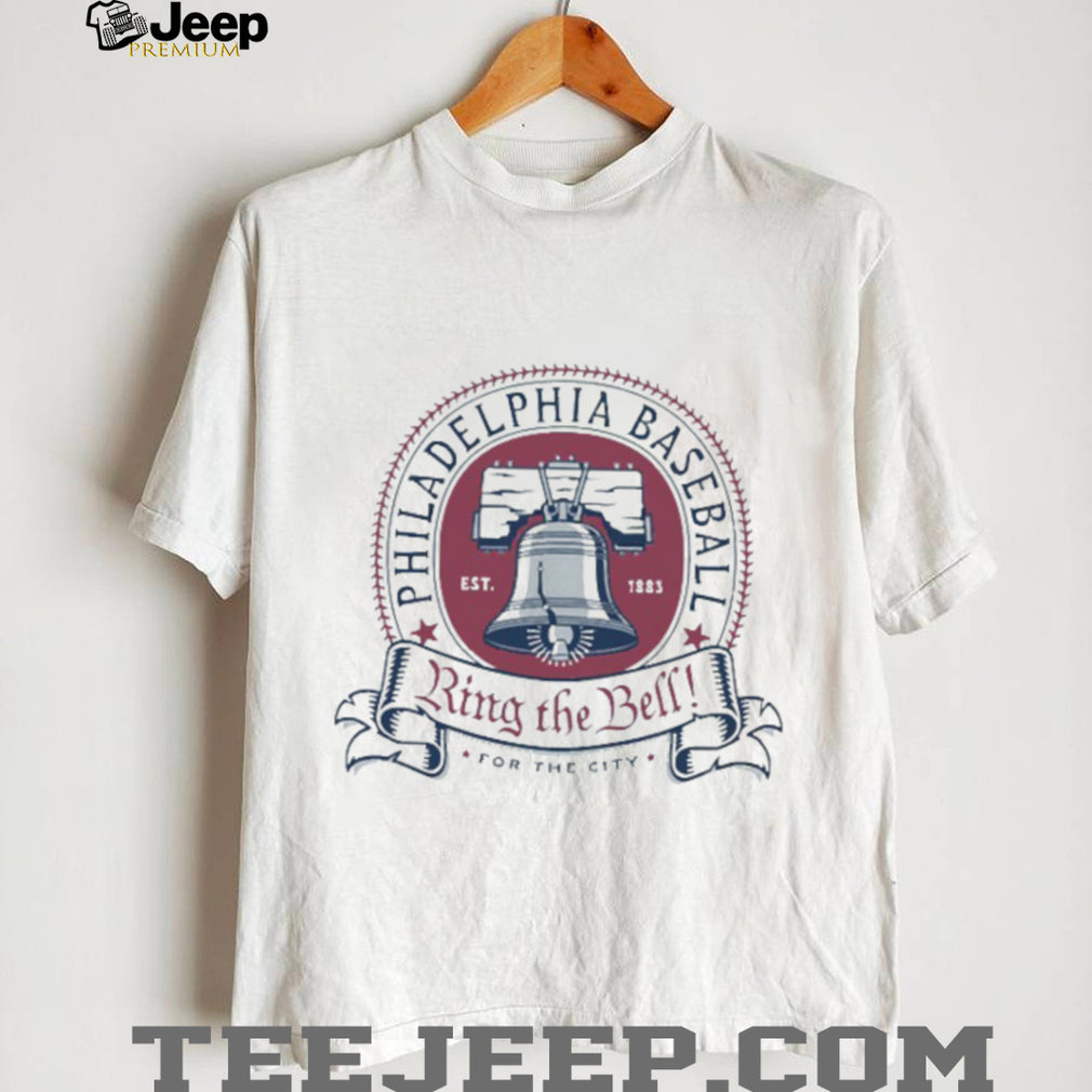 Philadelphia Baseball Ring The Bell Liberty Bell Logo T Shirt