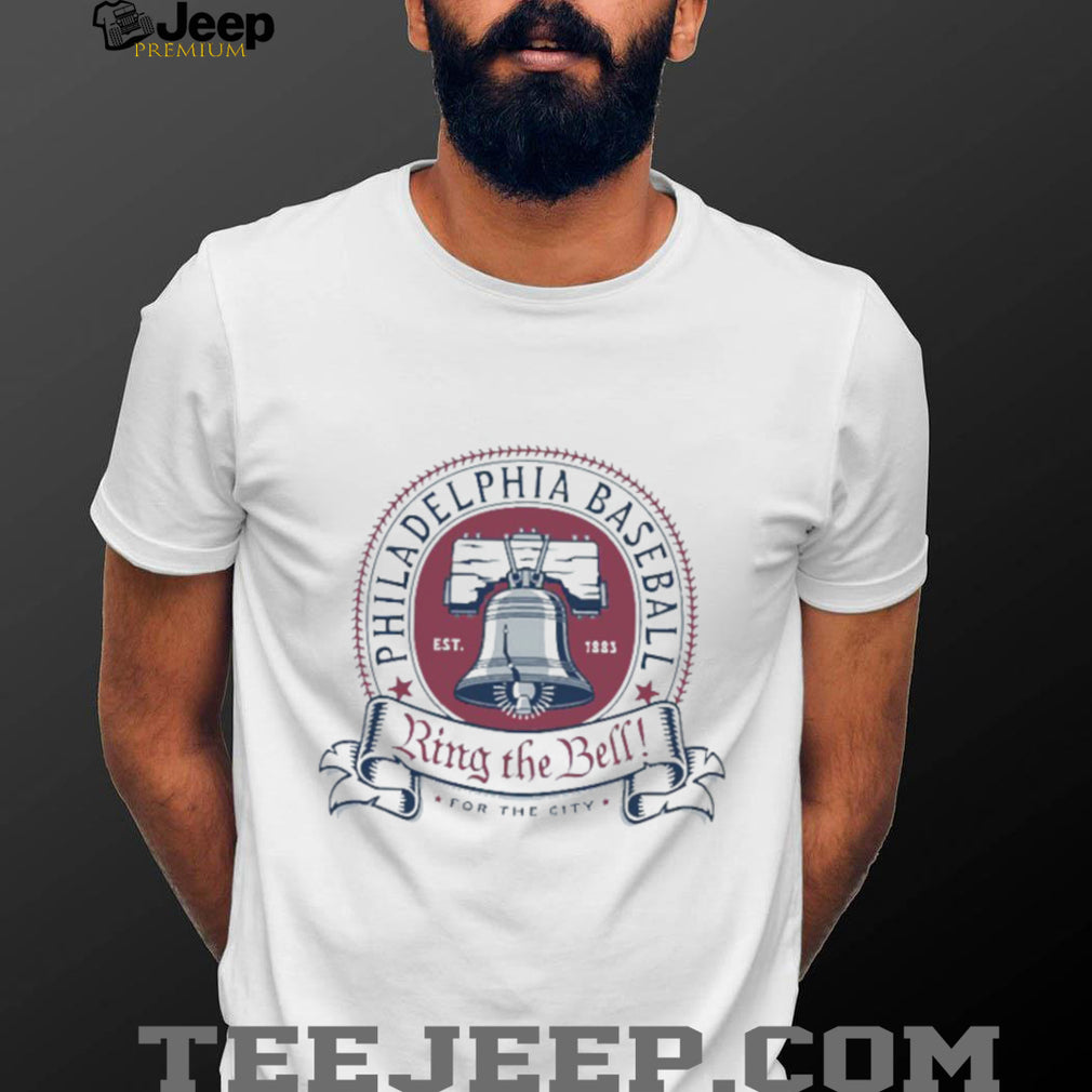 Philadelphia Baseball Ring The Bell Liberty Bell Logo T Shirt