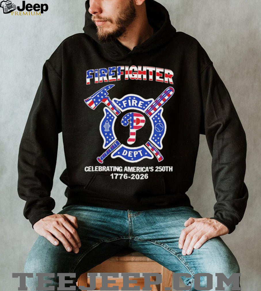 Philadelphia Fire Dept America’s 250th Anniversary Patriotic T Shirt