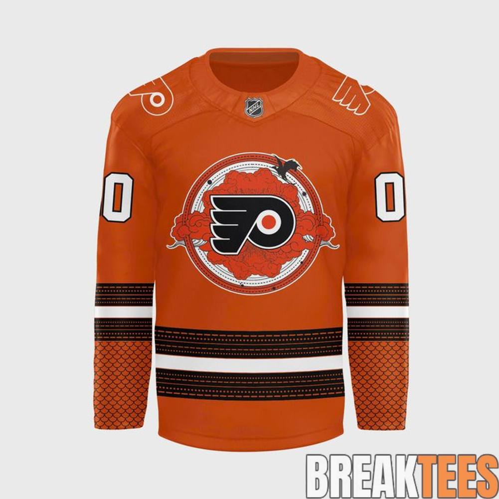 Philadelphia Flyers 2026 Fourth Wing Night Custom Hockey Jersey