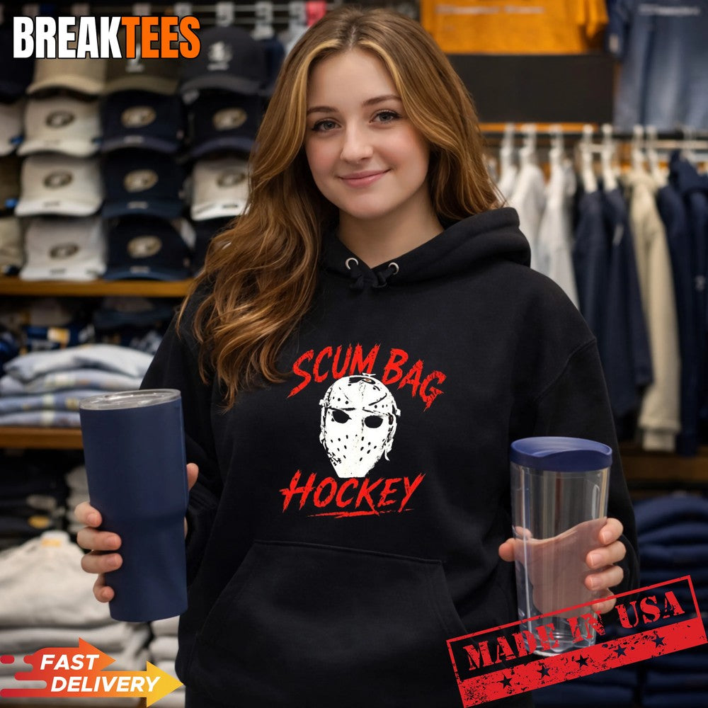 Philadelphia Flyers NHL ScumBag hockey mask off T-Shirt