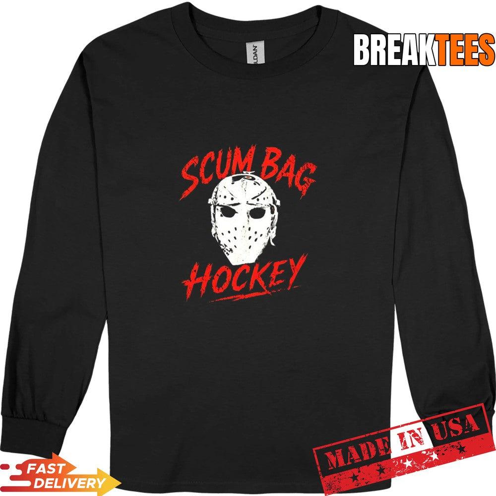 Philadelphia Flyers NHL ScumBag hockey mask off T-Shirt