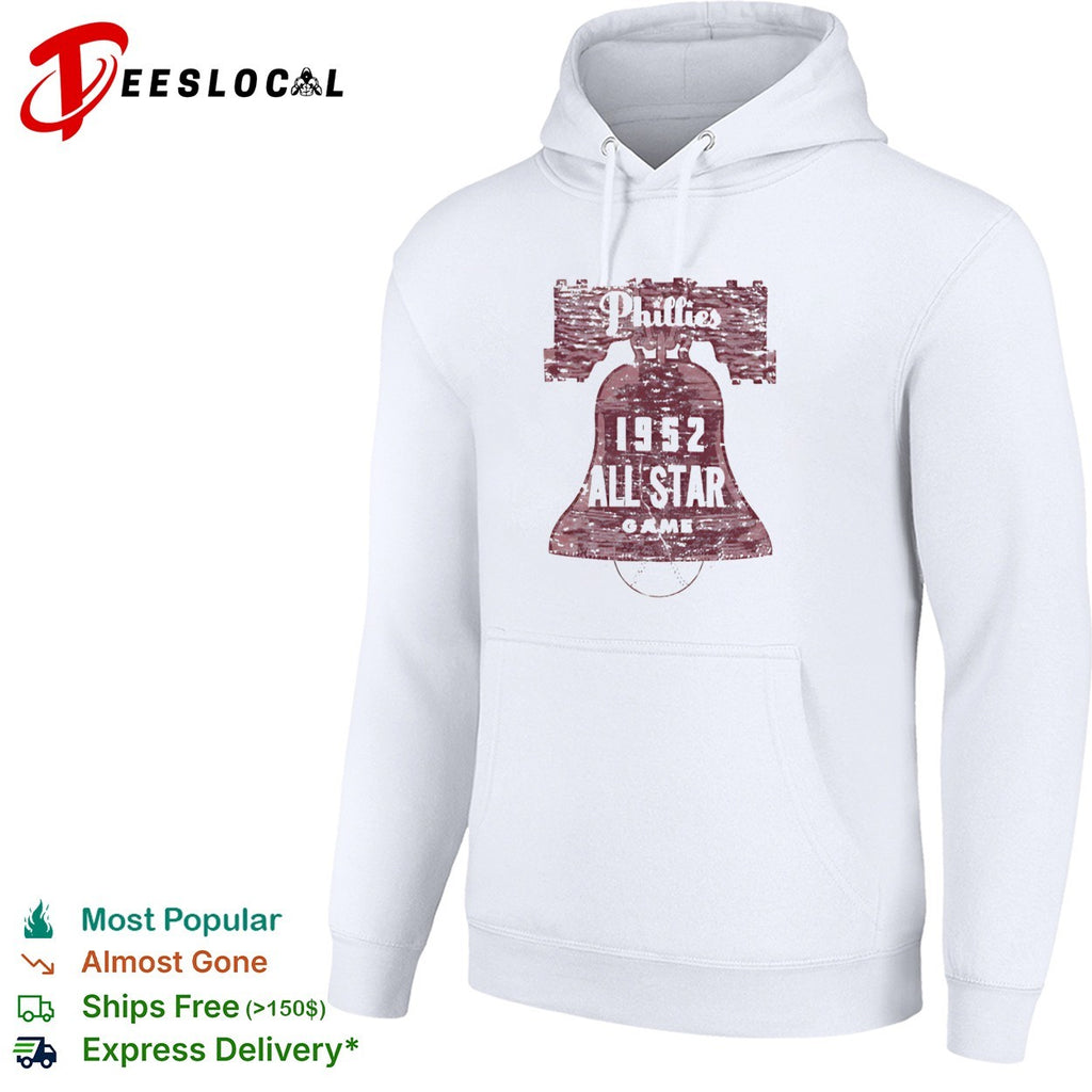 Philadelphia Phillies 1952 All Star Game Liberty Bell Major League Baseball MLB logo shirt