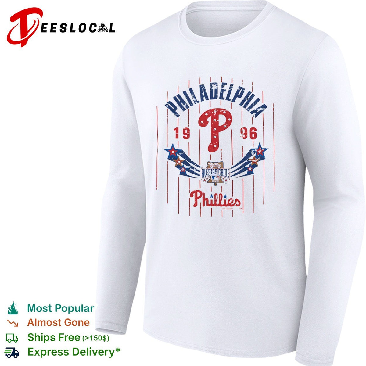 Philadelphia Phillies 1996 All Star Game Logo shirt