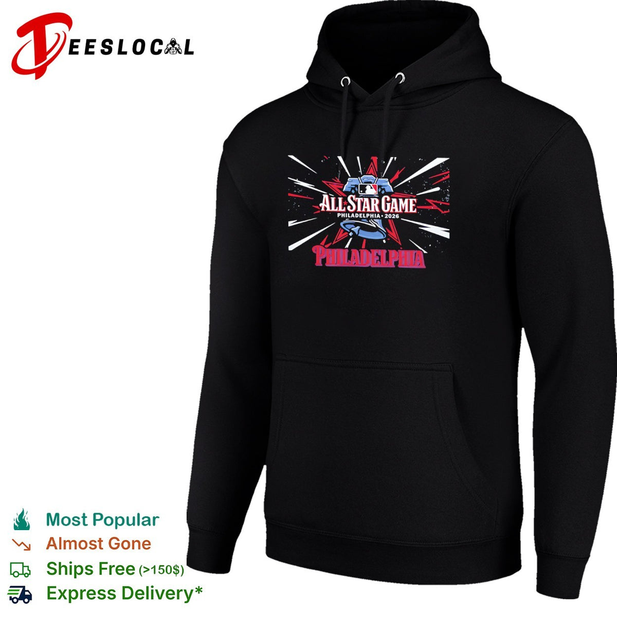 Philadelphia Phillies 2026 All Star Game MLB Liberty Bell Baseball Shirt
