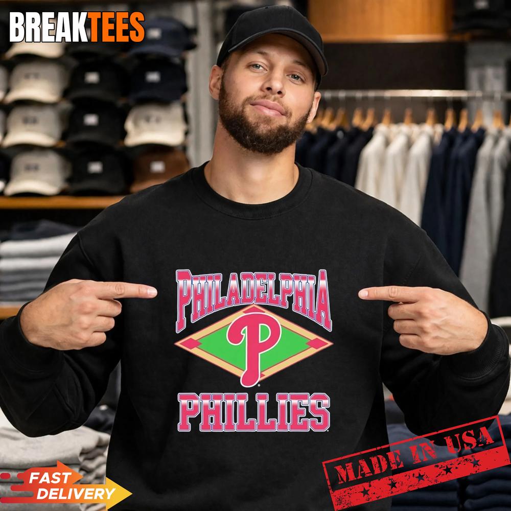 Philadelphia Phillies Field Diamond Baseball Shirt
