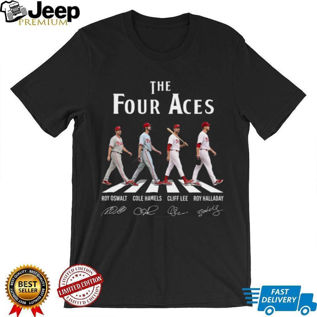 Philadelphia Phillies Four Aces Baseball Vintage Style Men Women Dedicated Fans Shirt