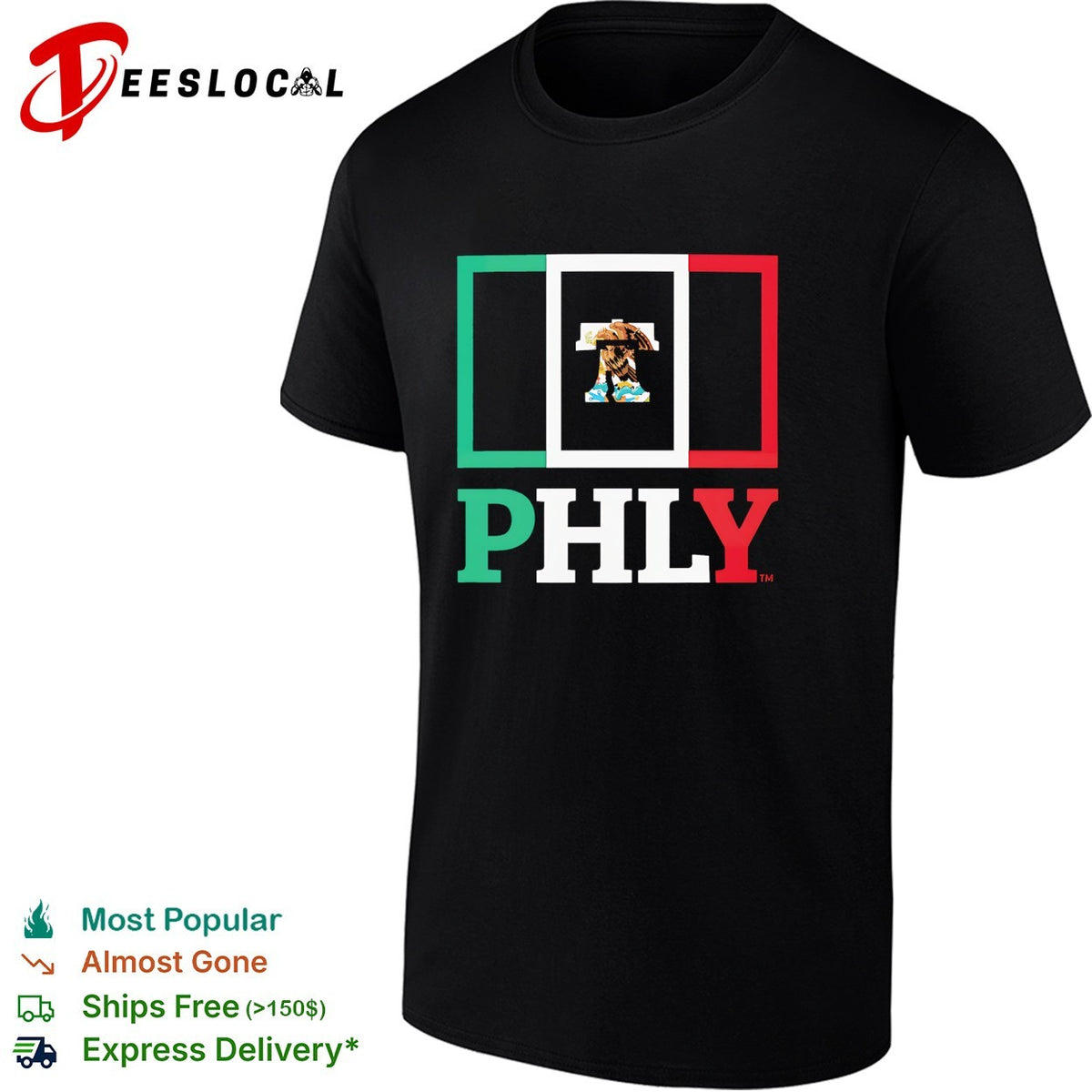 Philadelphia Phillies Mexico PHLY flag mashup heritage city pride shirt