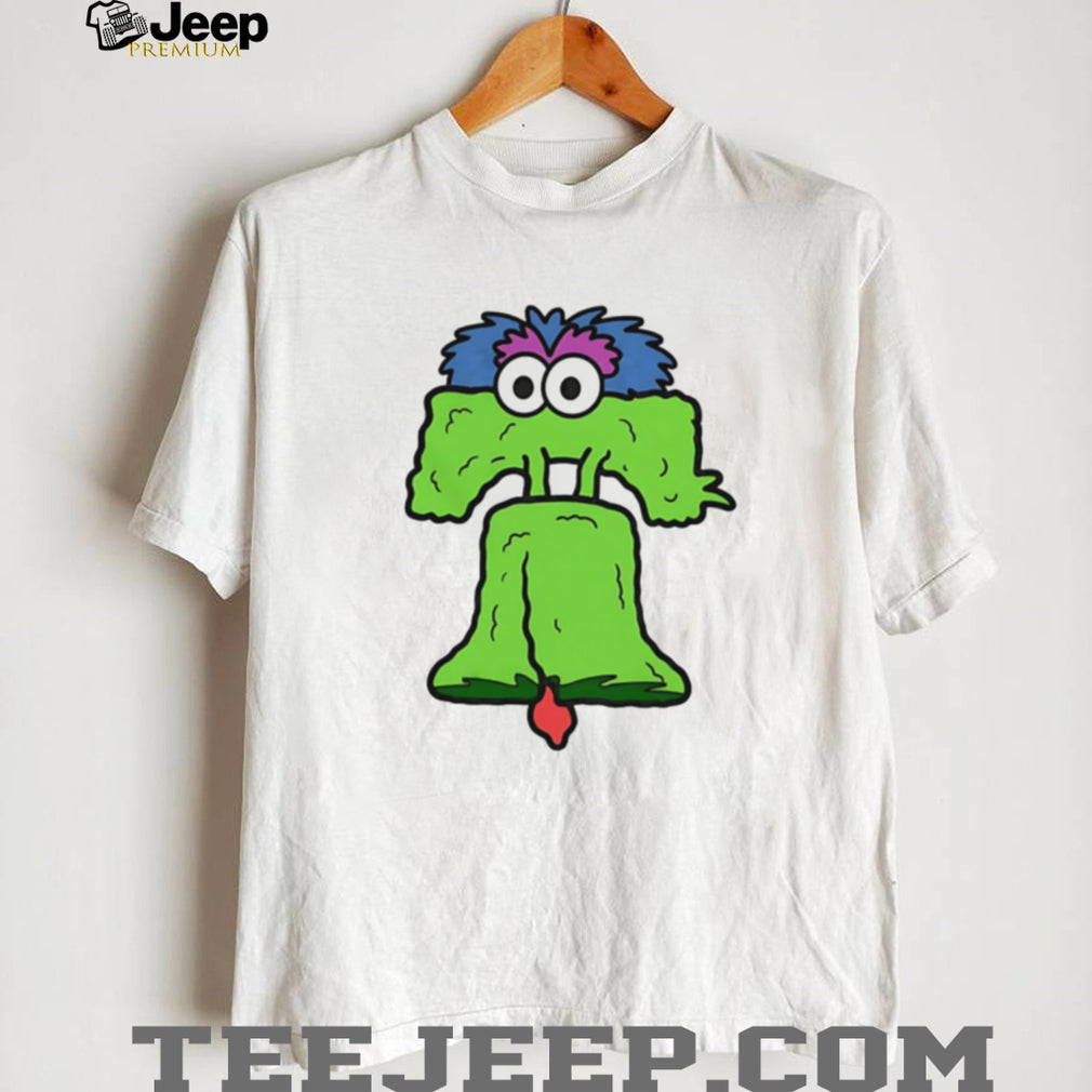 Philly Phanatic Liberty Bell Mascot Mashup Illustration T Shirt