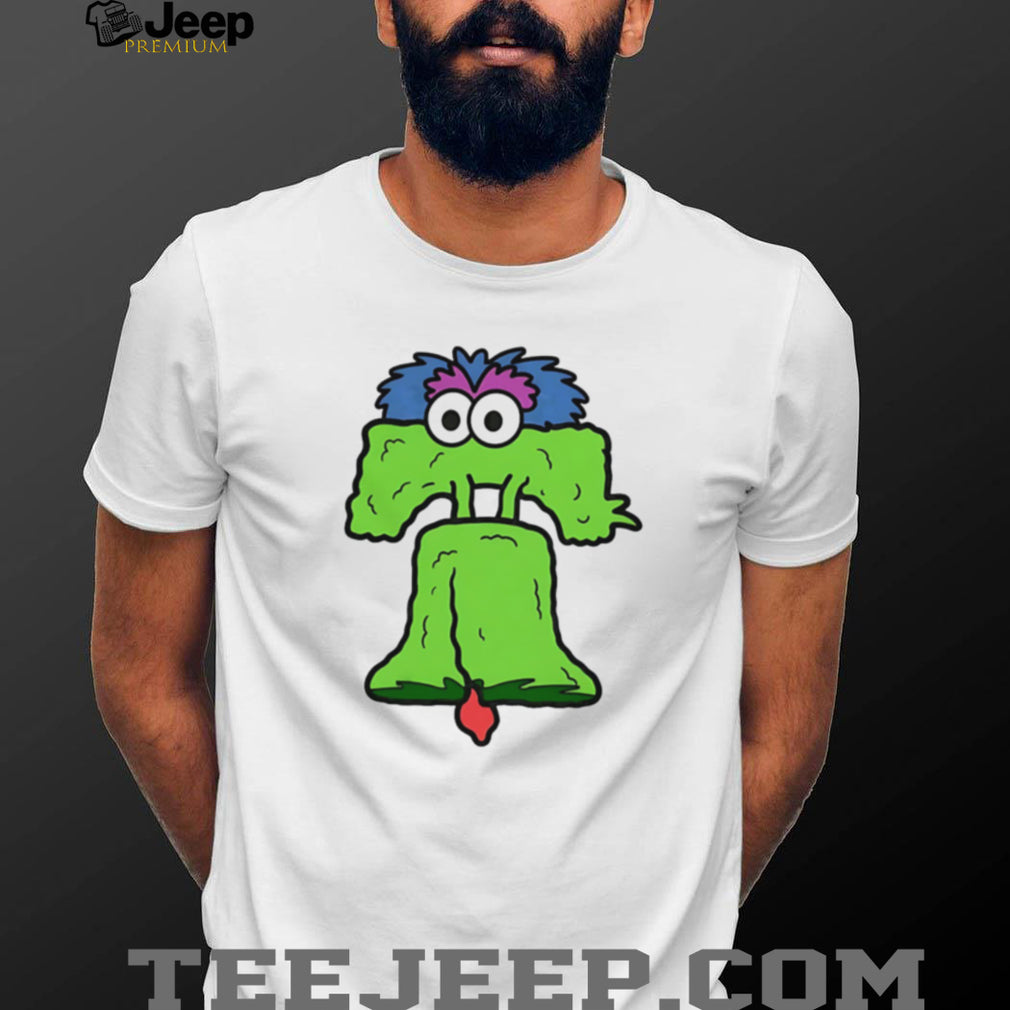 Philly Phanatic Liberty Bell Mascot Mashup Illustration T Shirt