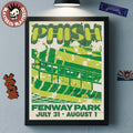 Phish Boston Massachusetts 2026 Event At Fenway Park From July 31 To August 1 2026 Home Decor Poster Canvas
