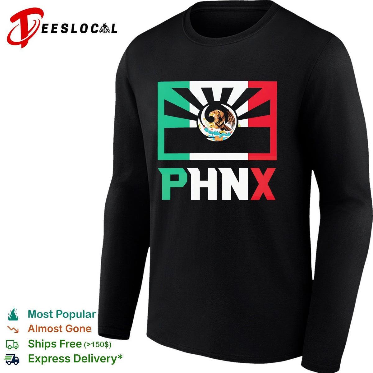 Phoenix Suns Mexico PHNX flag mashup heritage city pride shirt
