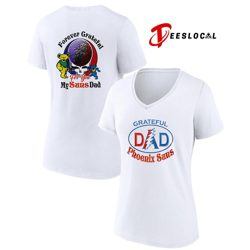 Phoenix Suns x Grateful Dead Father Day forever Grateful logo shirt