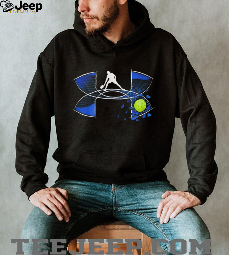 Pickleball Player Silhouette Performance Graphic T Shirt