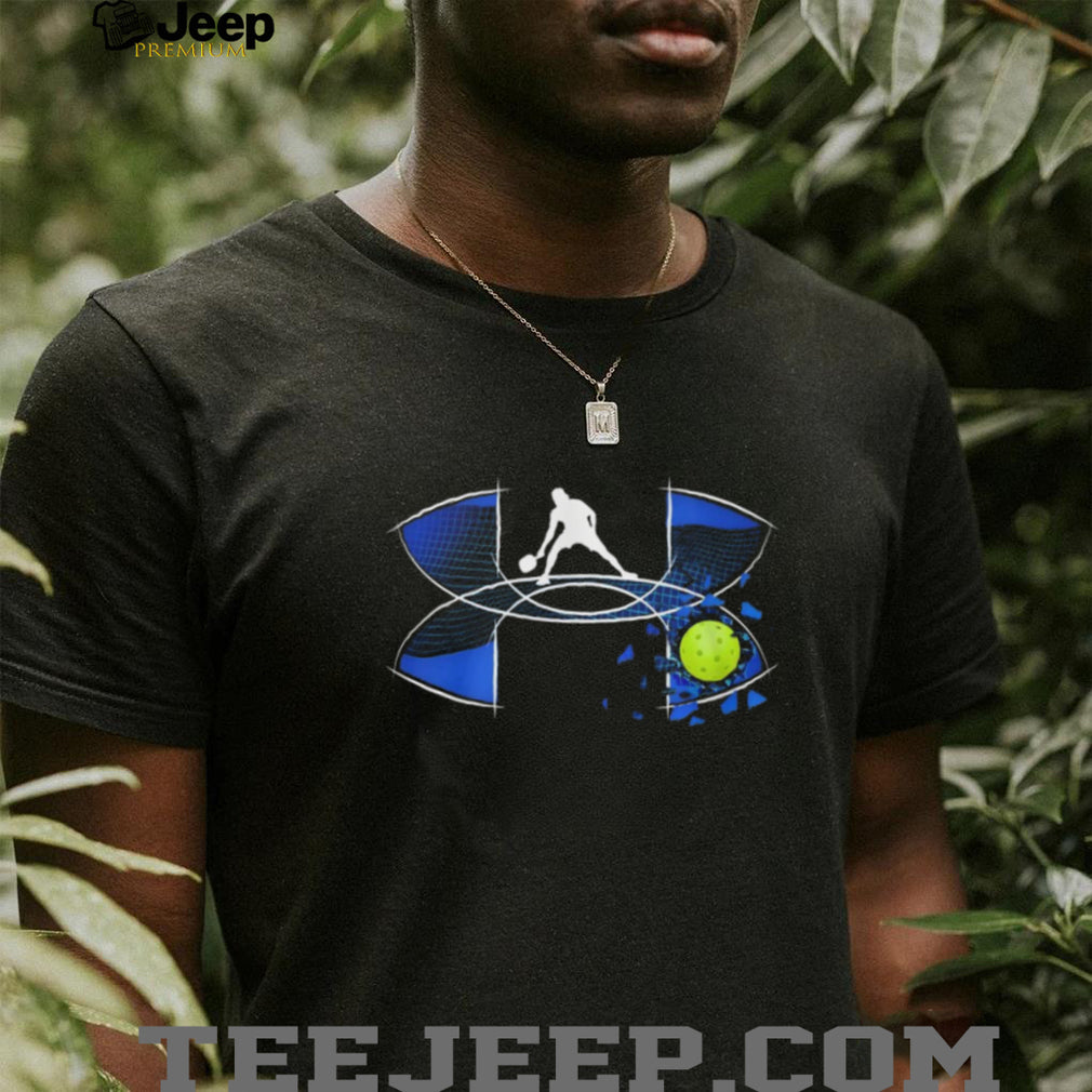 Pickleball Player Silhouette Performance Graphic T Shirt