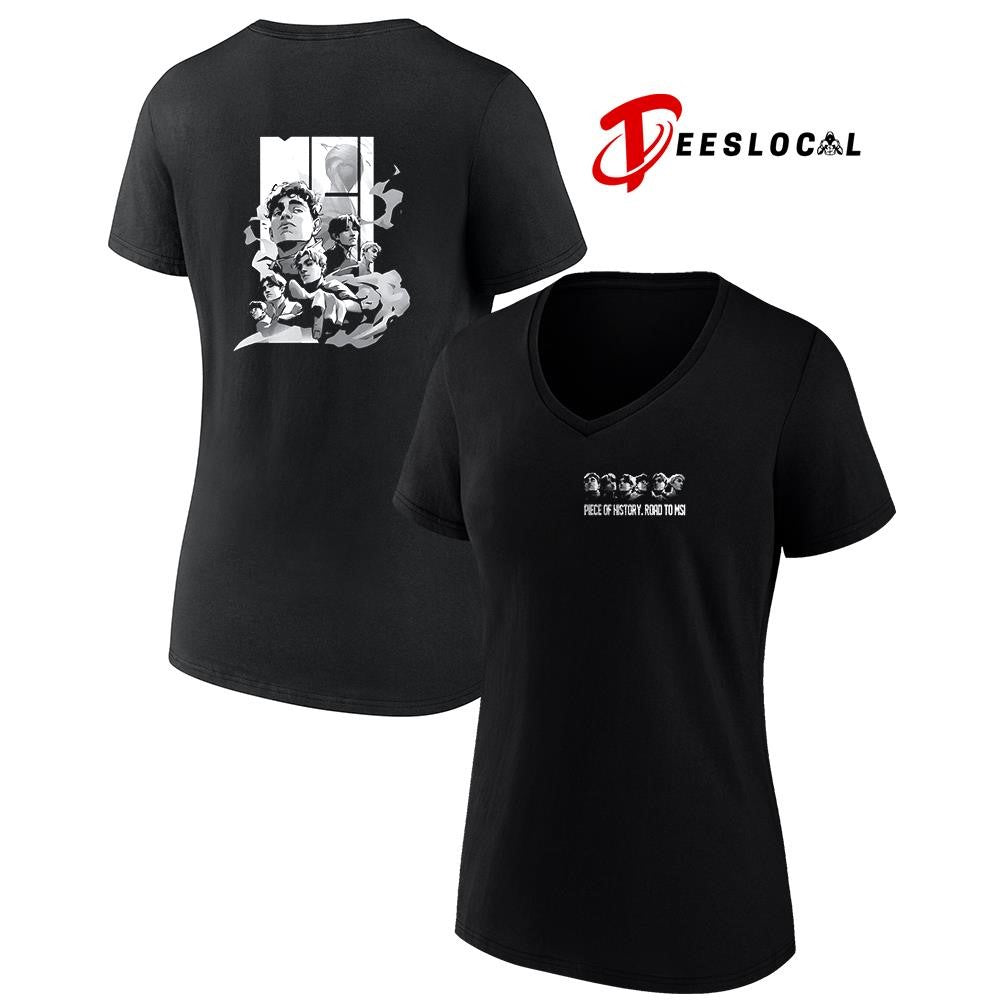 Piece of history road to MSI cartoon shirt