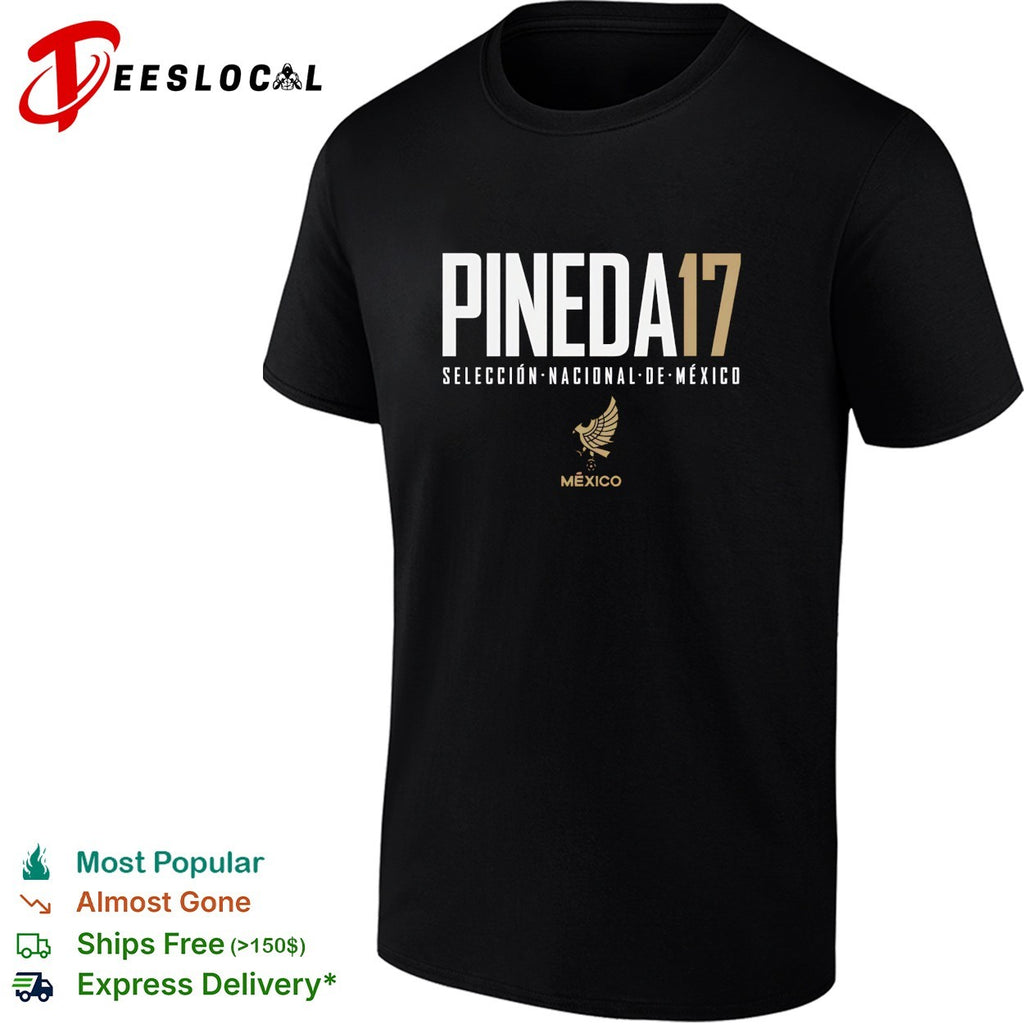 Pineda 17 Mexico Seleccion Nacional de Mexico shirt