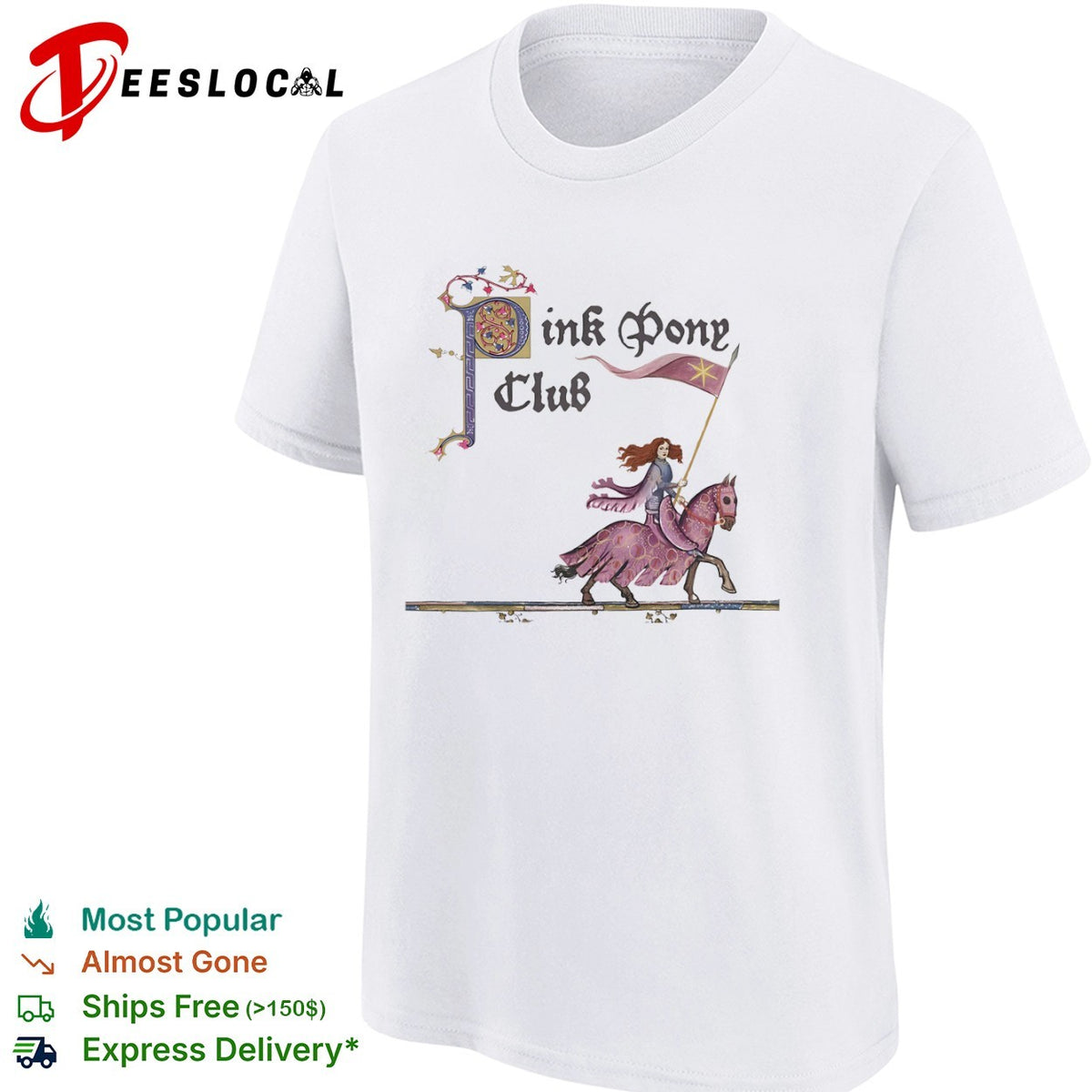 Pink Pony Club Chappell Roan medieval knight shirt