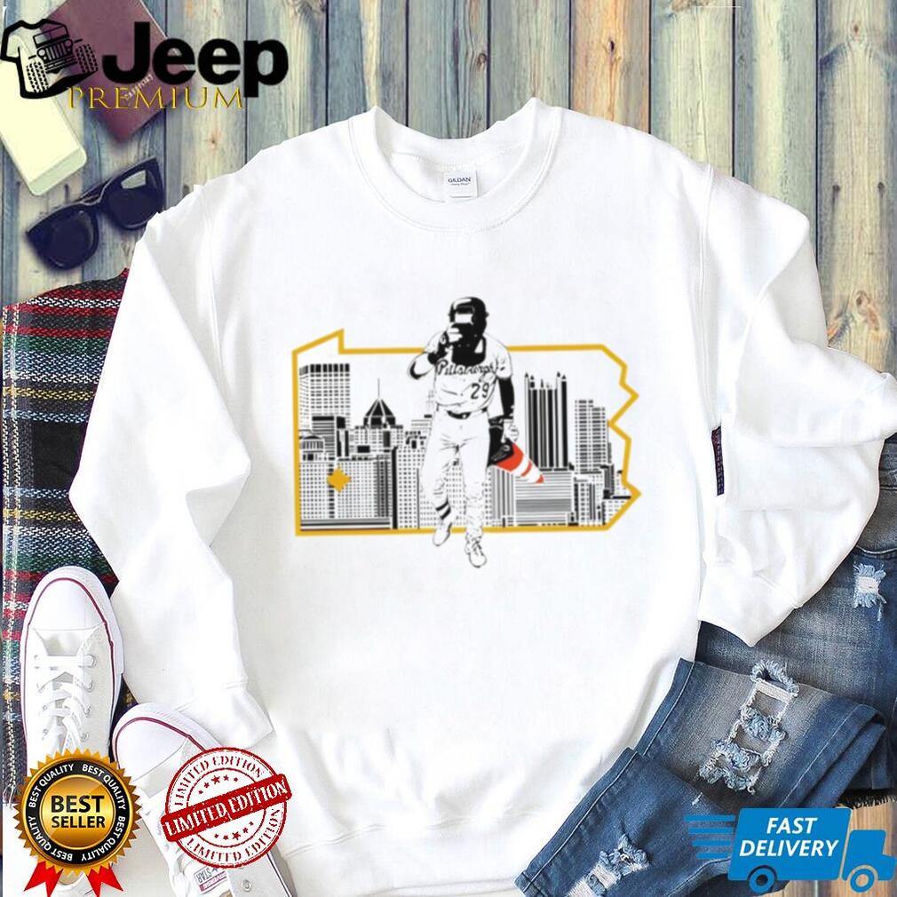 Pittsburgh Baseball Pennsylvania Skyline Silhouette Graphic T Shirt