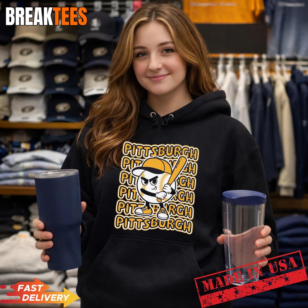 Pittsburgh Baseball Retro Mascot T-Shirt