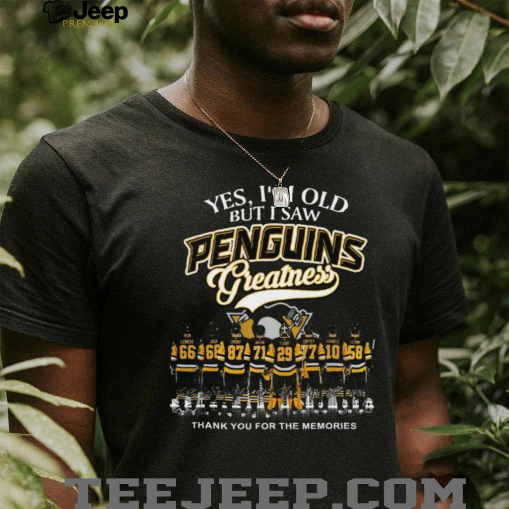Pittsburgh Hockey Legends Greatness Signature Memories T Shirt
